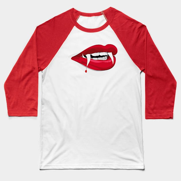 vampire Baseball T-Shirt by magamarcas